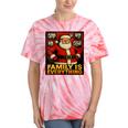 Family Christmas Retro Santa Holiday Nostalgia Vibes Tie-Dye T-Shirts Coral Tie-Dye