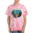 Fish Bowl Frutiger Aero Y2K Retro Vibes Tie-Dye T-Shirts Coral Tie-Dye