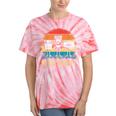 Never Forget Retro 80s 90s Floppy VHS Cassette Nostalgia Tie-Dye T-Shirts Coral Tie-Dye