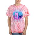 Never Forget Retro 80s 90s Nostalgia Tie-Dye T-Shirts Coral Tie-Dye