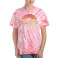Never Forget Retro Nostalgia Vintage Cassette Tie-Dye T-Shirts Coral Tie-Dye
