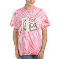 Never Forget VHS Tape Cassette Floppy Disk Nostalgia 80s 90s Tie-Dye T-Shirts Coral Tie-Dye