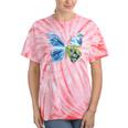Frutiger Aero Aesthetic Butterfly Computer Fishes Scenery Tie-Dye T-Shirts Coral Tie-Dye