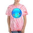 Frutiger Aero Aesthetic Tech Orb Fishes Tie-Dye T-Shirts Coral Tie-Dye