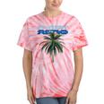 Frutiger Aero Palm Tree Y2k Aesthetic 2000s Trend Tie-Dye T-Shirts Coral Tie-Dye