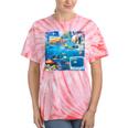 Frutiger Aero Retro Vibes Y2K Retro Grunge Tie-Dye T-Shirts Coral Tie-Dye