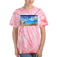 Frutiger Aero Y2k 2000s Tie-Dye T-Shirts Coral Tie-Dye