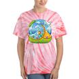 Frutiger Aero Y2K Fashion Trends Statement Piece Tech Orange Tie-Dye T-Shirts Coral Tie-Dye