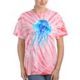 Frutiger Aero Y2K Jellyfish Tie-Dye T-Shirts Coral Tie-Dye