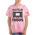 Over The Hill Please Be Patient I'm From The 1900s VHS Tie-Dye T-Shirts Coral Tie-Dye