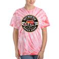 Hotrod Custom Car Automotive Nostalgia Distressed Tie-Dye T-Shirts Coral Tie-Dye