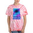 Lofi Reverie Analog Dreams Pixel 90s Desktop VHS Nostalgia Tie-Dye T-Shirts Coral Tie-Dye