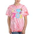 I Love 70's Retro Style Nostalgia Vibe 1970's Party Premium Tri-Blend Tie-Dye T-Shirts Coral Tie-Dye