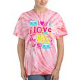 I Love The 90'S 90s Nostalgia Premium Tri-Blend Tie-Dye T-Shirts Coral Tie-Dye