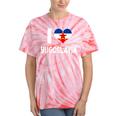 I Love Yugoslavia Proud Yugoslav Nostalgia Saying Tie-Dye T-Shirts Coral Tie-Dye