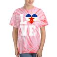 Love Yugoslavia Proud Yugoslav Nostalgia Tie-Dye T-Shirts Coral Tie-Dye