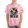 Music Old School Nostalgia Record Tie-Dye T-Shirts Coral Tie-Dye