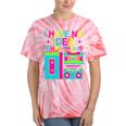 I Have No Idea What This Is Retro 70's 80's 90's Nostalgia Premium Tri-Blend Tie-Dye T-Shirts Coral Tie-Dye
