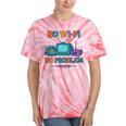 No Wi-Fi No Problem – Retro Dial Up Tech Nostalgia Premium Tri-Blend Tie-Dye T-Shirts Coral Tie-Dye