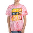 Im This Old Retro 80s 90s VHS Cassette Floppy Disk Nostalgia Tie-Dye T-Shirts Coral Tie-Dye