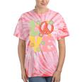 Peace Sign Love Groovy Vibes Costume Nostalgia 1980s Fashion Tie-Dye T-Shirts Coral Tie-Dye
