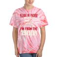 Please Be Patient With Me I'm From The 1900s Grandma Grandpa Premium Tie-Dye T-Shirts Coral Tie-Dye