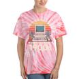 Please Be Patient I'm From The 1900s Retro Computer Geek PC Tie-Dye T-Shirts Coral Tie-Dye