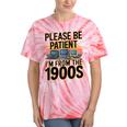 Please Be Patient I'm From The 1900s Retro Computer Raglan Baseball Tee Tie-Dye T-Shirts Coral Tie-Dye
