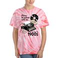 Please Be Patient I'm From The 1900s Sarcastic Joke Premium Tri-Blend Tie-Dye T-Shirts Coral Tie-Dye