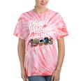 Please Be Patient I'm From The 1900s Vintage Tech Graphic Tie-Dye T-Shirts Coral Tie-Dye