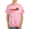 Retro 80's 90's Music Nostalgia Video Cassette Tape VHS Tie-Dye T-Shirts Coral Tie-Dye
