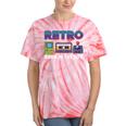 Retro Gaming Nostalgia Tee Perfect For 90s Lovers Premium Tri-Blend Tie-Dye T-Shirts Coral Tie-Dye