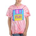 Retro TechnologyOld School Floppy Nostalgia 90s Generation Tie-Dye T-Shirts Coral Tie-Dye