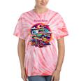 Retro Graphic Print With a Touch Of Nostalgia Tie-Dye T-Shirts Coral Tie-Dye Retro Graphic Print With a Touch Of Nostalgia Tie-Dye T-Shirts Coral Tie-Dye