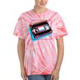 Retro VHS Vaporwave Video Cassette Nostalgia Geek Chic Tie-Dye T-Shirts Coral Tie-Dye