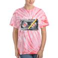 Rewind Cassette Tape Nostalgia 80s 90s Retro Music Lover Tie-Dye T-Shirts Coral Tie-Dye
