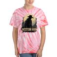 Spaghetti Western Cowboy Culture Classic Western Nostalgia Tie-Dye T-Shirts Coral Tie-Dye