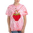 Strawberry Shortcake Sitting On Strawberry Retro Nostalgia Tie-Dye T-Shirts Coral Tie-Dye