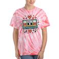 Summer ’95 Retro Cassette Tape Nostalgia Music Lover Premium Tri-Blend Tie-Dye T-Shirts Coral Tie-Dye