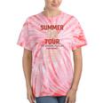Summer 99 Tour Original Playlist Retro Nostalgia Tie-Dye T-Shirts Coral Tie-Dye