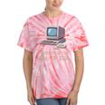 I Survived The Dial-Up Era Retro 90s Nostalgia Premium Tri-Blend Tie-Dye T-Shirts Coral Tie-Dye