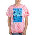 Trippy Weirdcore Frutiger Aero Surreal Eyeballs Y2K Tie-Dye T-Shirts Coral Tie-Dye