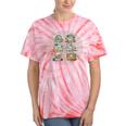 Vibey Nostalgia & Retro Charm Tie-Dye T-Shirts Coral Tie-Dye