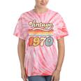 Vintage 1970 Birthday Retro Style 70's Born Nostalgia Outfit Tie-Dye T-Shirts Coral Tie-Dye Vintage 1970 Birthday Retro Style 70's Born Nostalgia Outfit Tie-Dye T-Shirts Coral Tie-Dye