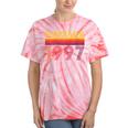 Vintage 1997 Retro Style 90's Born Nostalgia Vibes Birthday Tie-Dye T-Shirts Coral Tie-Dye