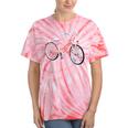 Vintage Bicycle With Playing Cards Nostalgia Premium Tri-Blend Tie-Dye T-Shirts Coral Tie-Dye