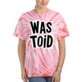 Wastoid 80s Slang Retro Teen Quote Gen X Nostalgia Tie-Dye T-Shirts Coral Tie-Dye