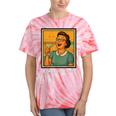 I Wine Housewife Retro Nostalgia Classic 1950s Vintage Humor Tie-Dye T-Shirts Coral Tie-Dye