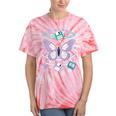 Y2K Butterfly Floppy Disk Art Digital Nostalgia Tie-Dye T-Shirts Coral Tie-Dye Y2K Butterfly Floppy Disk Art Digital Nostalgia Tie-Dye T-Shirts Coral Tie-Dye