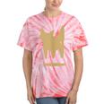 Yk2 Cat With Tomboy Tail 90s Nostalgia Downtown Indie Tie-Dye T-Shirts Coral Tie-Dye